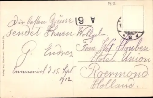 Ak Emmerich am Rhein, Rheinpartie