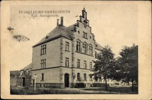 Ak Gerresheim Düsseldorf am Rhein, Amtsgericht