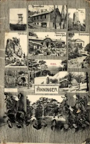 Ak Gaaden in Niederösterreich, Anninger, Verschiedene Ansichten,  1555, 