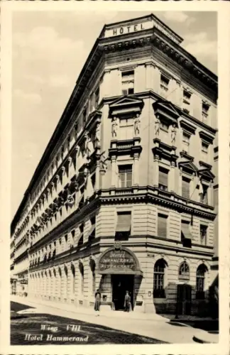 Ak Wien 1 Innere Stadt Hotel Bristol, Hotel Hammerand, Restaurant,  FHE, 1937