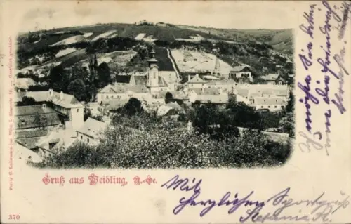 Ak Weidling Klosterneuburg in Niederösterreich, Gesamtansicht