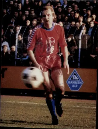 Foto Fußballer Jens Steffensen, KFC Uerdingen 05, Autogramm