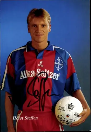 Autogrammkarte Fußballer Horst Steffen, KFC Uerdingen 05, Autogramm