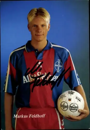 Autogrammkarte Fußballer Markus Feldhoff, KFC Uerdingen 05, Autogramm