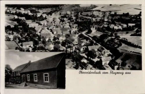 Ak Oberreidenbach Rheinland Pfalz, Luftaufnahme, Gasthaus