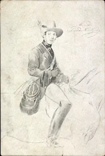 Künstler Ak Alexander I., Prinz der Niederlande