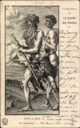 Künstler CPA Victor Hugo, Legende des Siecles, D'Eve a Jesus