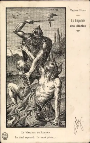 Künstler CPA Victor Hugo, Legende des Siecles, Le Mariage de Roland