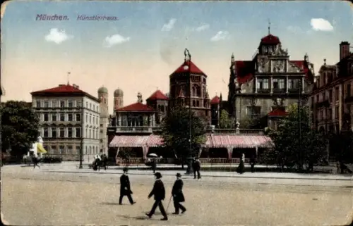 Judaika Ak München Bayern, Künstlerhaus, Synagoge