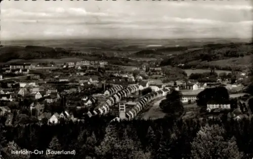 Ak Iserlohn im Märkischen Kreis, Blick auf den östlichen Stadtteil, Reihenhäuser