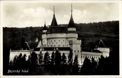 Ak Bojnice Weinitz Bajmóc Slowakei, Schloss