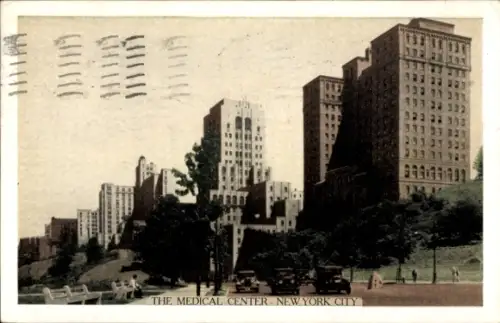 Ak New York City USA, Medizinisches Zentrum,   Gebäude, 