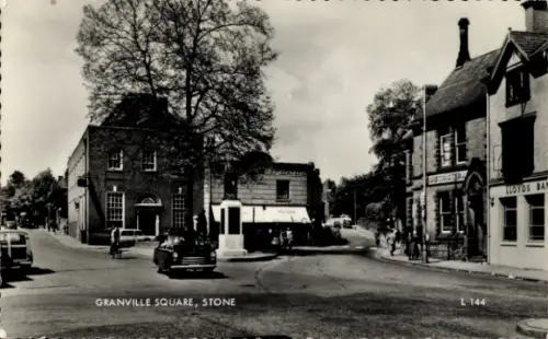 Ak Stone Staffordshire England, Granville Square