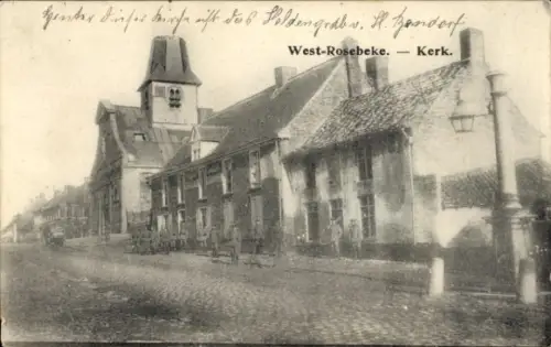 Ak Oost Rosebeke Oostrozebeke Westflandern Belgien, Kirche