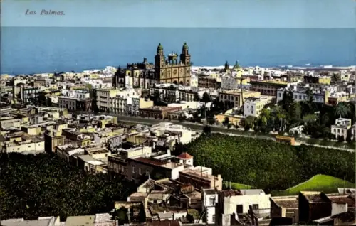 Ak Las Palmas de Gran Canaria Kanarische Inseln, Gesamtansicht