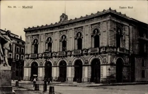 Ak Madrid Spanien, Teatro Real