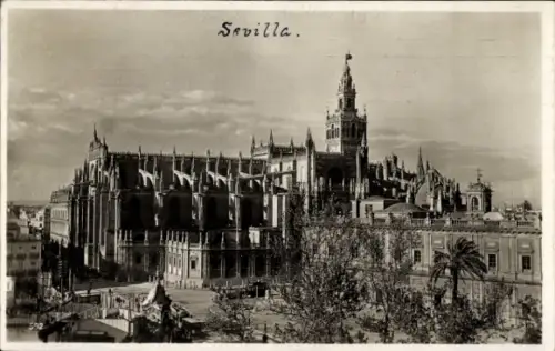 Ak Sevilla Andalusien,  Kathedrale,  Architektur, 