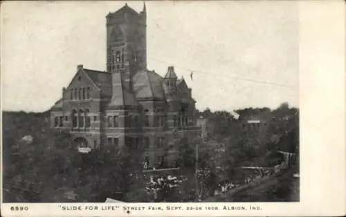 Ak Albion Indiana USA, Noble County Indiana Courthouse