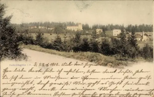 Ak Bad Reiboldsgrün Auerbach im Vogtland, Teilansicht