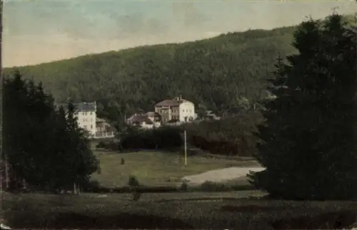 Ak Lössau Schleiz im Vogtland Thüringen, Erholungsheim  Landschaft, Bäume, Hügel