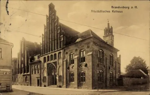 Ak Brandenburg an der Havel, Brandenburg a. H., Altstädtisches Rathaus