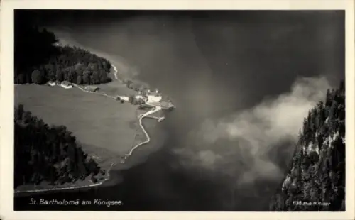 Ak Sankt Bartholomä Schönau am Königssee, Gesamtansicht