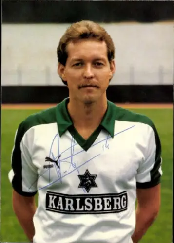Autogrammkarte Fußballer Thomas Dooley, FC Homburg, Autogramm