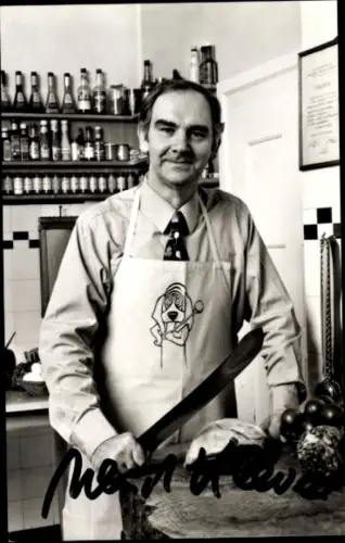 Ak Fernsehkoch, Journalist und Autor Ulrich Klever, Portrait, Autogramm