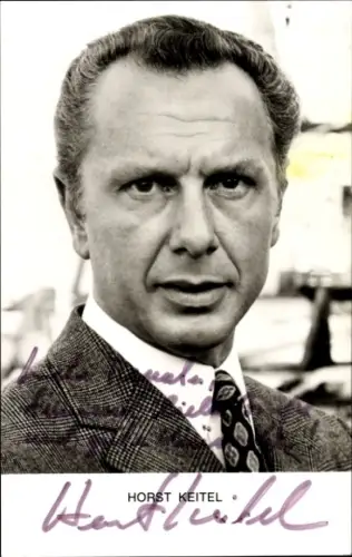Ak Schauspieler Horst Keitel, Portrait, Autogramm