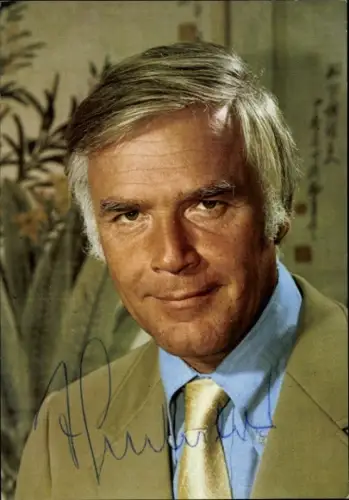 Ak Schauspieler Joachim Fuchsberger, Portrait, Autogramm