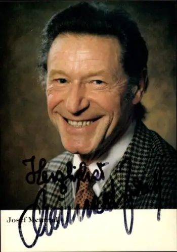 Ak Schauspieler Josef Meinrad, Portrait, Autogramm