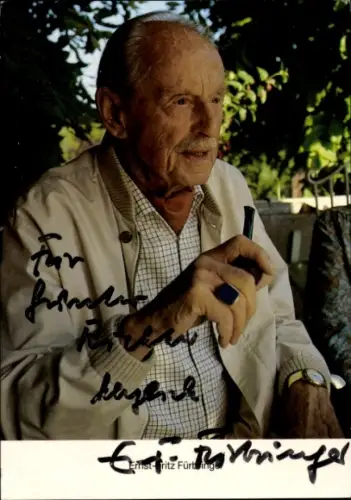 Ak Schauspieler Ernst-Fritz Fürbringer, Portrait, Autogramm