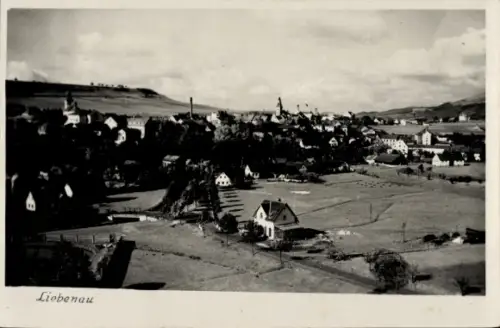 Ak Hodkovice nad Mohelkou Liebenau in Böhmen Region Reichenberg, Gesamtansicht