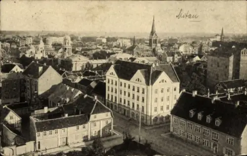 Ak Jelgava Mitau Lettland, Gesamtansicht