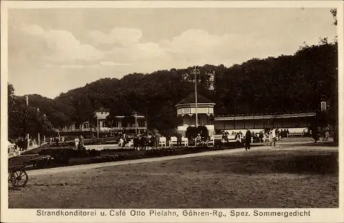 Ak Ostseebad Göhren auf Rügen, Strandkonditorei und Café Otto Pielahn