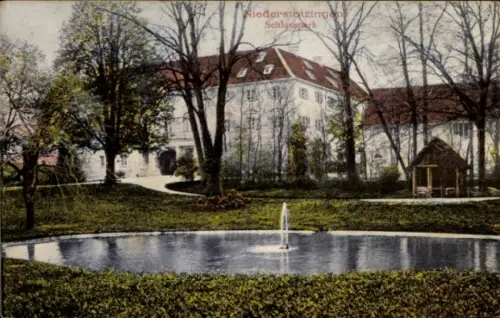 Ak Niederstotzingen in Württemberg, Schlosspark