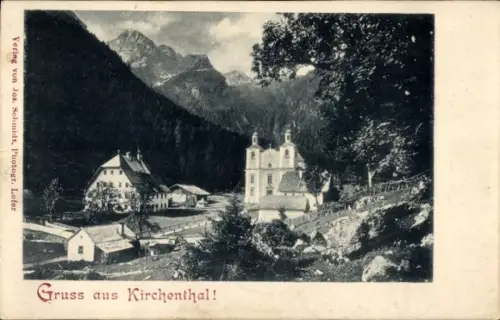 Ak Sankt Martin bei Lofer in Salzburg, Wallfahrtskirche Maria Kirchental