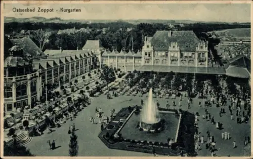 Ak Sopot Gdańsk Zoppot Danzig, Kurgarten