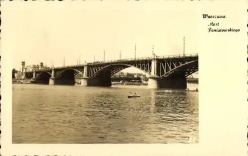 Ak Warszawa Warschau Polen, Most Poniatowskiego