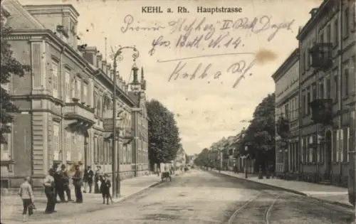 Ak Kehl am Rhein, Hauptstraße