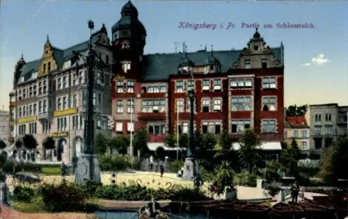 Ak Kaliningrad Königsberg Ostpreußen, Am Schlossteich