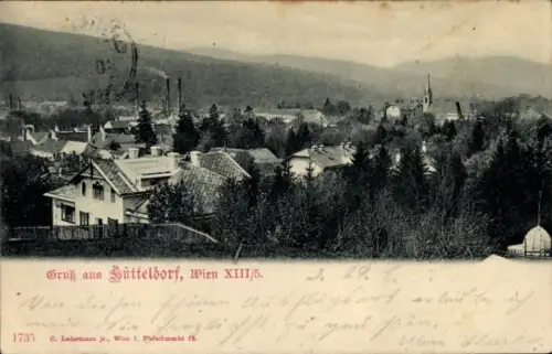 Ak Wien 13 Hietzing Hütteldorf, Totale