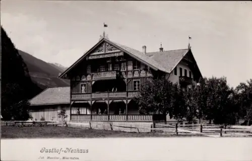 Ak Mairhofen Mayrhofen im Zillertal Tirol, Gasthof Neuhaus