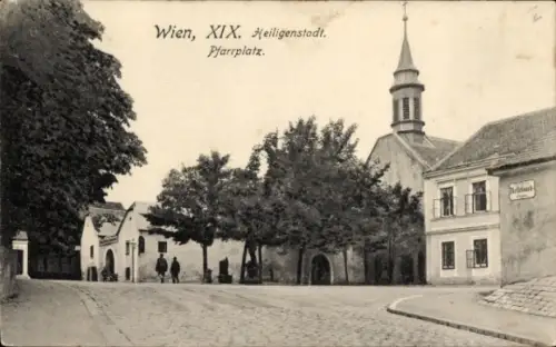 Ak Wien 19 Döbling Heiligenstadt, Pfarrplatz