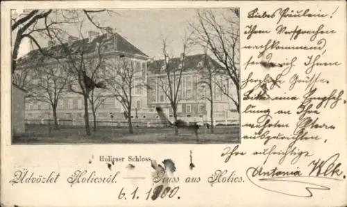 Ak Holitsch Weißkirchen Steiermark, Holicser Schloss