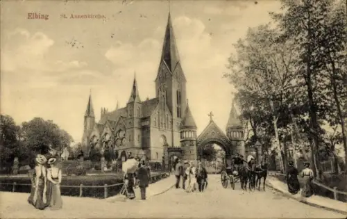 Ak Elbląg Elbing Westpreußen, St. Annenkirche