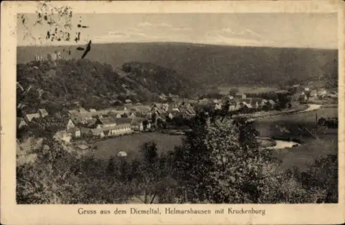 Ak Helmarshausen Bad Karlshafen in Hessen, Diemeltal, Kruckenburg