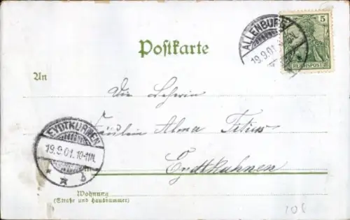 Ak Ranchi Indien, Diakonatswohnung