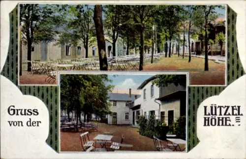Ak Frankenberg an der Zschopau Sachsen, Restaurant und Gartenlokal Lützelhöhe