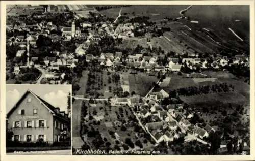 Ak Kirchhofen Ehrenkirchen im Breisgau, Luftaufnahme